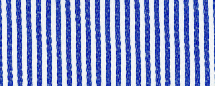 Broadcloth | Two Ply 100% Cotton | Blue Bengal Stripe