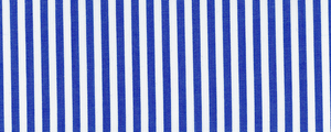 Broadcloth | Two Ply 100% Cotton | Blue Bengal Stripe