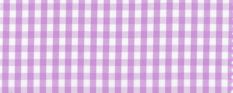 Broadcloth | 100% Two Ply Cotton | Lavender Gingham