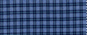Twill | 100% Cotton | Blue Check Flannel
