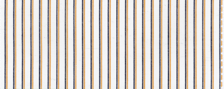 Broadcloth | 100% Compact Yarns Cotton | Tan/Navy Double Stripe