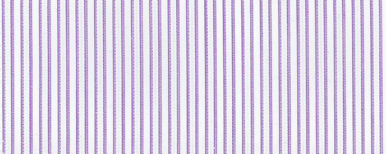 Broadcloth | 100% Organic Cotton | Wrinkle Free | Lavender Stripe