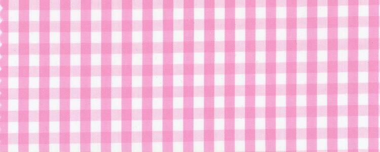 Broadcloth | Two Ply 100% Cotton | Gingham | Pink