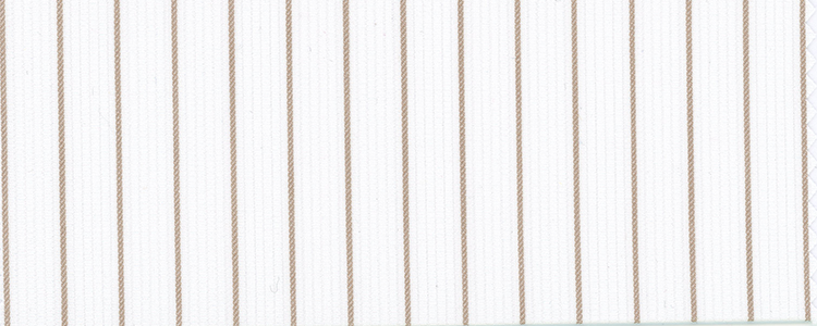 Jacquard | 100x100 | 100% Cotton | Tan Stripe