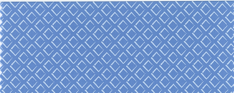 Jacquard | 100% Cotton | Blue Geometric Weave