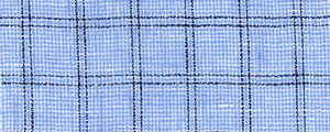 Linen | 100% Pure Linen | Blue Windowpane Check