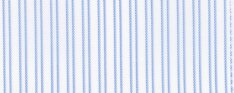 Twill | 100X100 | 100% Cotton | Blue Double Stripe