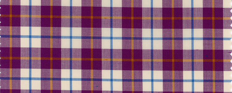 Broadcloth | 100% Cotton Compact 100's | Purple Plaid