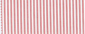 Broadcloth | 100x100 | 100% Cotton | Red Bengal Stripe