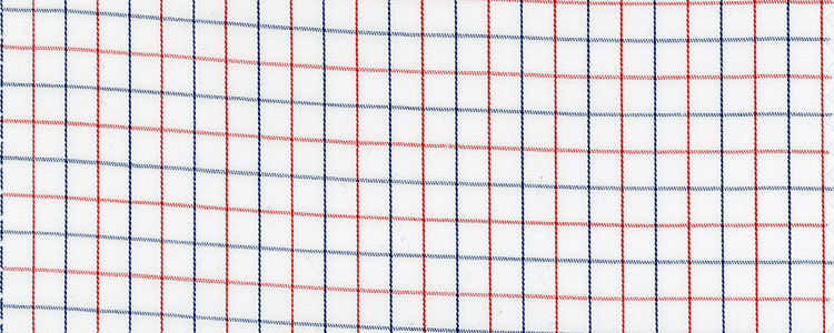 Twill | 70's Compact Yarns | Red/White/Blue Graph Check