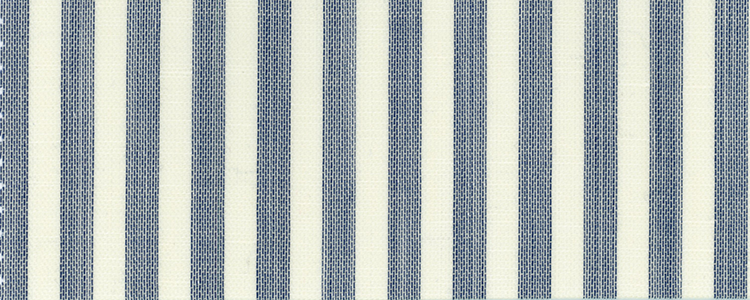 Linen | 77% Super 130's Merino Wool 27% Linen | Navy Stripe