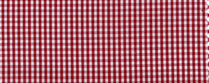 Broadcloth | 100% Cotton | Compact Yarns | Red Mini Gingham