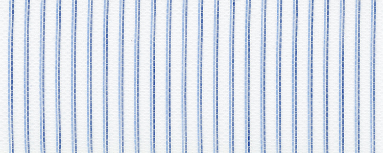Dobby | 80's Two Ply 100% Cotton | Blue and Navy Stripe