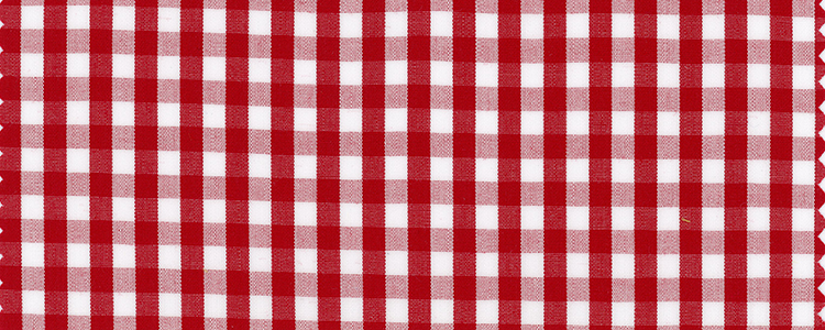 Broadcloth | 100% Two Ply Cotton | Red Gingham