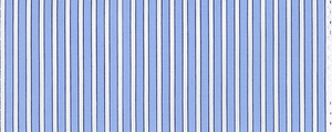 Broadcloth | 100% Cotton Compact Yarns | Blue Reverse Stripe